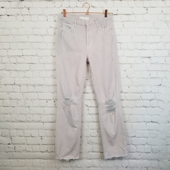 MOTHER Denim - Mother High Waisted Rascal Ankle Pink 28 *READ